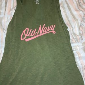 Green women’s muscle shirt
